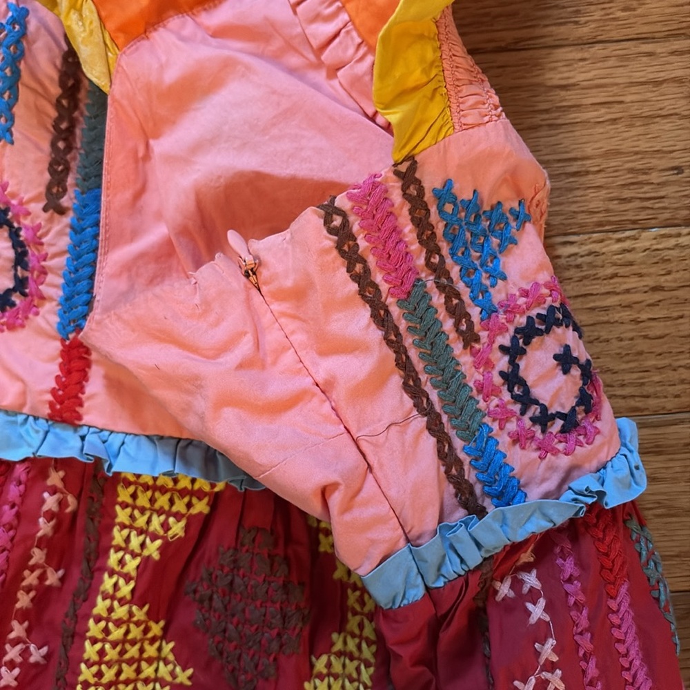 Farm Rio Embroidered Mini Dress - Picture 8 of 8